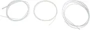 Vaguelly 3pcs Repair Purfling Strip Binding Strip Hawaiian Accessories Purple Decor Trendy Decor Ukulele Purfling Strip Edge Trim Diy Purfling Strip White Edging Guitar Celluloid