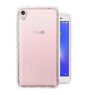 【YANG YI 揚邑】ASUS ZenFone Live ZB501KL 5吋 氣囊式防撞耐磨不黏機清透空壓殼