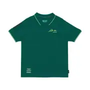 Aston Martin F1 Mens Alonso Kimoa Polo shirt green size XL