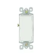 SUNLITE 3 Way WHITE GROUNDED ROCKER SWITCH E511 Boxed