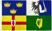 "IRISH PROVINCES" flag 3x5ft polyester banner Connacht Ulster Muster Leinster