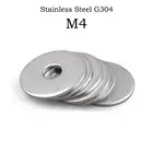 M4 Mudguard Washers Flat Washer Stainless Steel A2 G304