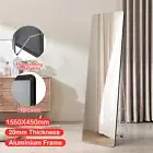Freestanding Full Length Floor Wall Mirrors Vanity Makeup Alloy Framed 155*45cm