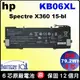 hp KB06XL 電池 (原廠) 惠普 Spectre X360 15-bl 15t-bl 15-BL101 15-BL102 15-BL103 15-BL104 15-BL105 15t-BL100 15T-BL101 15T-BL102