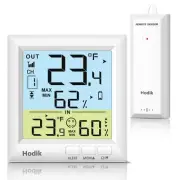 Wireless Freezer Thermometer with Alarm Refrigerator Thermometer, Fridge Free...