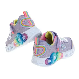 【SKECHERS】女童系列 燈鞋 INFINITE HEART LIGHTS(303751LLVMT)