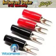 STINGER SPT5118 8 GAUGE SPADE TERMINALS HIGH CONDUCTIVITY SHOC-KROME PLATING NEW