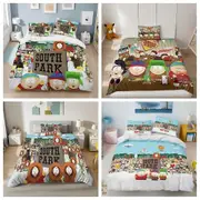 v5565 Bed Sheets South Park Animated Comedy Duvet Cover Reversible Pillowcase Bedding Set Bed Sheets IU5565
