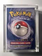 1999 Factory Sealed Pokemon Card Base 2 Player STARTER SET DECK RARE with Case