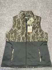 Magellan Outdoor Women's XXL Camouflage FULL Zip Jacket VEST MOSSY OAK