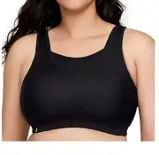 Glamorise Women's Full Figure Camisole Centennial Bra 42D US Black #1067