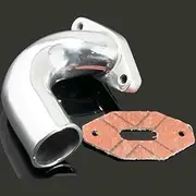 1set Aluminum Exhaust Manifold Joint for 1:10 Nitro Engine Car Vehicle Exhaust Manifold 02031