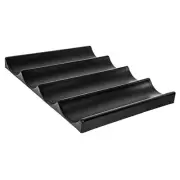 Marco Company Black Plastic 4-Step Banana Riser - 48" x 33 7/8" WS-568VEG108BK