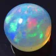 7.00ct FLAWLESS NATURAL TOP 3D HARLEQUIN MULTI COLOR PLAY RARE EARTH MINED OPAL