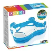 Intex Swim Center Family Lounge Inflatable Pool, 90" X 90" X 26"