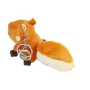 Cute Mini Squirrel Plush Toy Doll Pendant Decoration Keychain Keyring9842