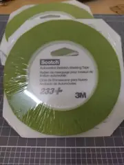 3M Scotch 233+ Fine Line Masking Automotive Refinish Tape 3mm.