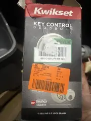 Kwikset Key Control Deadbolt with SmartKey Security Satin Nickel 98160-009