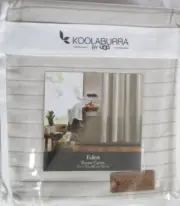 KOOLABURRA by UGG EDEN shower curtain in a beige striped pattern. NIP!