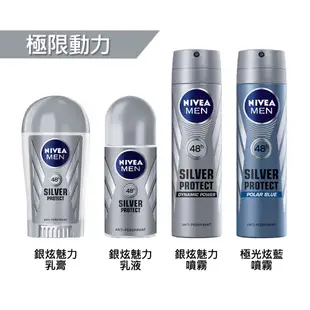 妮維雅 NIVEA 男士止汗爽身噴霧/乳液/乳膏全系列40ml//50ml/150ml     蝦皮直送