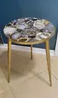 Natural Wild Agate Console Side Table Top, Agate End Table Top, Home Decor
