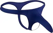 [Pouchsexy] Novelty Underwearr thong for mens Big Pouch G-string Jockstrap ice Silk Y-back Under Panties Sexy Low Rise Man Thong