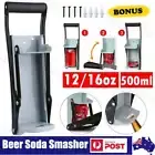 Can Crusher 16oz Beer Soda Smasher Aluminium Recycling Bottle Crush Camping New