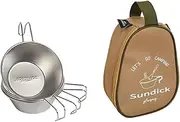SaZaK 4PCS 310ml Sierra Cups with Storage Bag Portable Outdoor Picnic Tableware Barbecue Hiking Camping Cup Bowls