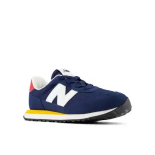 【NEW BALANCE】NB 237 童鞋 運動鞋 慢跑鞋 休閒鞋 緩震 中大童 小童 藍黃色 免綁鞋帶(PH237VIB-W)