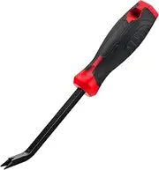 Rustproof Steel Nail Remover, Portable Nail Pliers, Rubber Handle Pry , Rubber Handle Pry , Ergonomic Crowbar Tool, Anti-slip Nail Remover, Workshop Nail Removal Tool, School Carpentry Tool