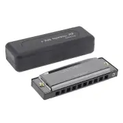 Professional Diatonic Blues Harmonica Key of C Harp Mouth Organ 10Hole Xmas Gift