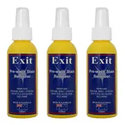 Exit Soap Spray Pre Wash Stain Remover Multi Purpose Cleaner 125ml - Set of 3