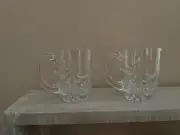 New Marquis by Waterford Crystal 10 oz Christmas Tree Coffee Mug Set Of 2