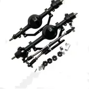 Universal Metal Front Rear Axle Set for 1/10 D90 D110 TF1/2 RC 4WD Crawler Car