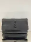 YSL/YVES SAINT LAURENT BLACK CLUTCH
