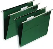 Elba Ultimate Verticfile with Foolscap, 30 mm Base, 240 GSM - Green Manilla, Pack of 50