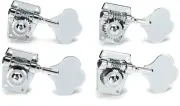 Graph Tech PRB-4401-CO Bass Ratio 4-In-Line Open Back Tuning Machines - Chrome