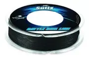 Sufix Rattle Reel V-Coat - 30lb Test - Black - 50 yards Ice Fishing LIne