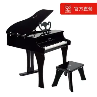 【德國Hape】豪華木製三角鋼琴(黑色/粉紅色/白色 可選)