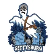 GETTYSBURG FLYING GHOST RUBBER REFRIGERATOR MAGNET NEW