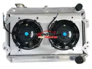 Aluminum Radiator+Shroud+Fan For Mazda RX7 RX-7 S1 S2 S3 1.1L 12A/13B 1979-1985 (for: Mazda)