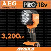 AEG 18V Spotlight LED Torch Flashlight 3200lm Tool Only A18SPL BRAND NEW