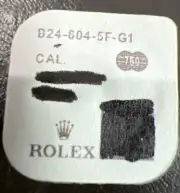 Rolex Crown #24-604-5f-G1Rose Gold crown - New Sealed Package