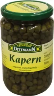 Delicatessen Dittmann Capers Mittelfrucht 720ml/400g