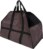 Cabilock 1pc Oxford Cloth Logging Bag Firewood Storage Pouch for Outdoor