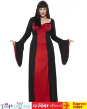Dark Temptress Vampire Vampiress Gothic Medieval Halloween Plus Costume