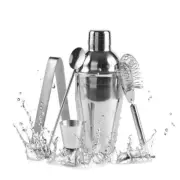 5pcs Bar Bartender Kit Drink Shaker Set Cocktail Straw Stirrer