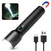 Rechargeable Flashlights High Lumens with Magnetic Base 10000 Lumen Bright LE...