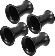 jojofuny Optimize Your 4pcs Subwoofer Reflex Port DIY Speaker Cabinet Ventilation Parts