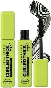 Okerker Black Volumizing Mascara, Bold Full Lashes, Long-Lasting Smudge-Resistant Formula